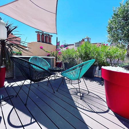Duplex Avec Terrasse - Hyper-Centre De Toulon Apartment Luaran gambar