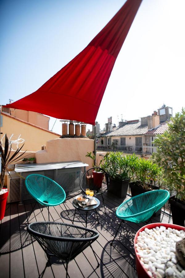 Duplex Avec Terrasse - Hyper-Centre De Toulon Apartment Luaran gambar
